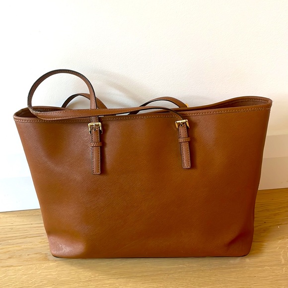 Michael kors jet set travel large saffiano leather tote bag colour : luggage - Picture 2 of 5